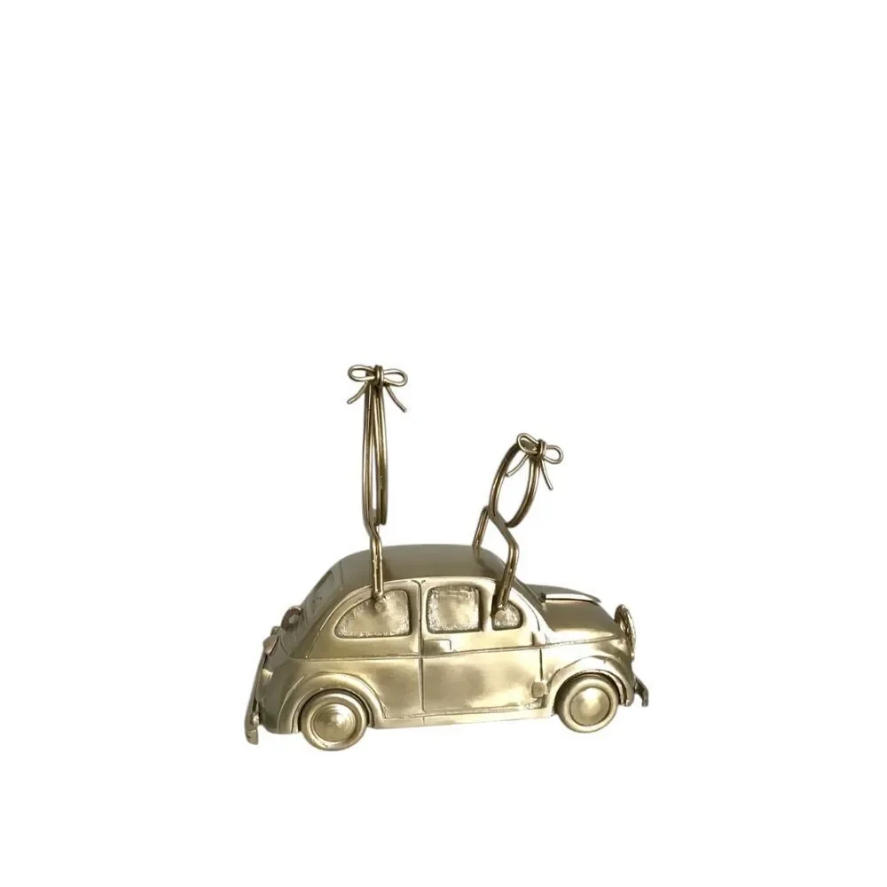 Anthropologie Car Road Trip Brass Wine Bottle Holder
